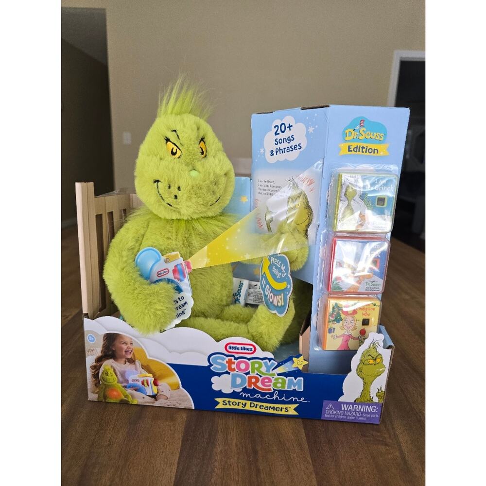 Little Tikes Story Dreamers The Grinch Plush, Storytime Audio Books